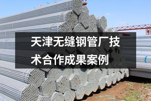 天津無(wú)縫鋼管廠技術(shù)合作成果案例